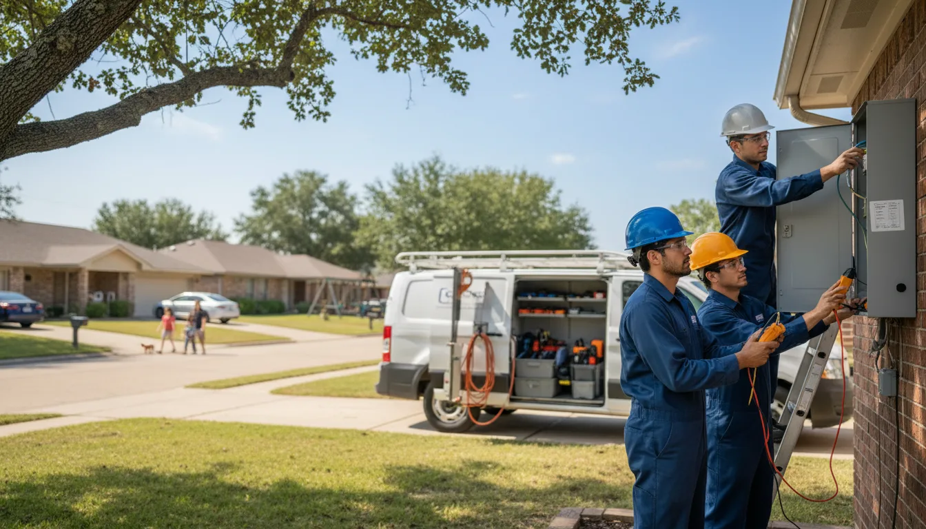 Certified electrician providing emergency electrical services in Coker, AL